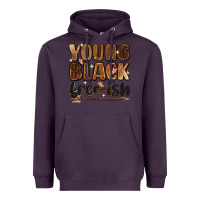 Plum young black free ish Heavyweight Hoodie - Zillion Design Studio