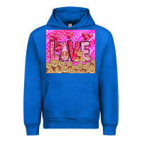 Cobalt love gnome with bear Urban Hoodie - NancyCooperArtShop