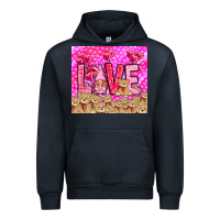 Navy love gnome with bear Urban Hoodie - NancyCooperArtShop