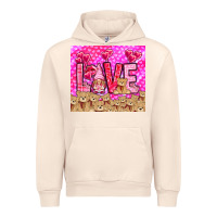 Sandshell love gnome with bear Urban Hoodie - NancyCooperArtShop