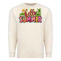 Sandshell hello summer Premium Sweatshirt - Zillion Design Studio
