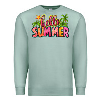 Seafoam hello summer Premium Sweatshirt - Zillion Design Studio