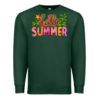 Sports Green hello summer Premium Sweatshirt - Zillion Design Studio