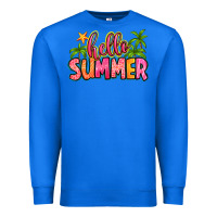 True Royal hello summer Premium Sweatshirt - Zillion Design Studio