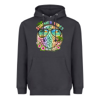 Smoke summer vibes with smile face and leopard Heavyweight Hoodie - texasbilliewilder