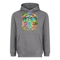 Storm summer vibes with smile face and leopard Heavyweight Hoodie - texasbilliewilder