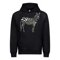 Black zebra Urban Hoodie - LillyAllenDesigns