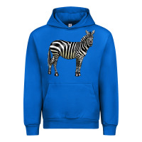 Cobalt zebra Urban Hoodie - LillyAllenDesigns