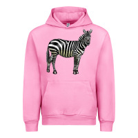 Fuchsia Pink zebra Urban Hoodie - LillyAllenDesigns