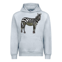 Heather Grey zebra Urban Hoodie - LillyAllenDesigns