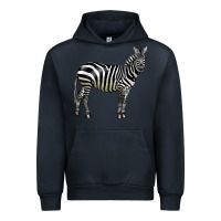 Navy zebra Urban Hoodie - LillyAllenDesigns