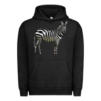Pigment Black zebra Urban Hoodie - LillyAllenDesigns