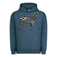 Pigment Midnight Navy zebra Urban Hoodie - LillyAllenDesigns