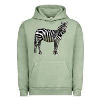 Pigment Oil Green zebra Urban Hoodie - LillyAllenDesigns