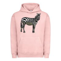 Pigment Salmon zebra Urban Hoodie - LillyAllenDesigns