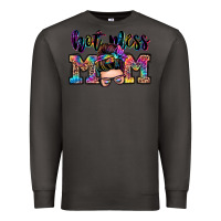Smoke hot mess mom messy bun Premium Sweatshirt - Zillion Design Studio