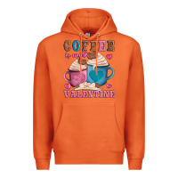 Carrot valentines day coffe is my valentine Premium Hoodie - AdoDesignShop