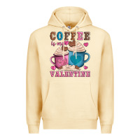 Pina Colada valentines day coffe is my valentine Premium Hoodie - AdoDesignShop