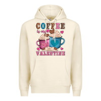 Tofu valentines day coffe is my valentine Premium Hoodie - AdoDesignShop