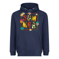 Navy summer with fruit Heavyweight Hoodie - texasbilliewilder
