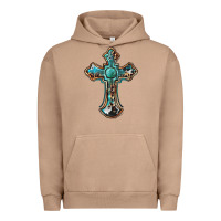 Pigment Burro western cross Urban Hoodie - BarkalooDesign