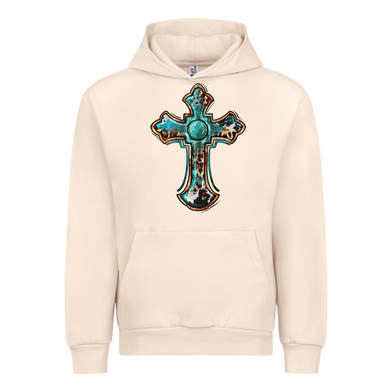 Western Cross Urban Hoodie by BarkalooDesign | Teevron