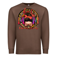 Chestnut hot mom summer messy bun Premium Sweatshirt - Zillion Design Studio