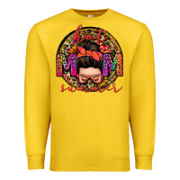 Lemon hot mom summer messy bun Premium Sweatshirt - Zillion Design Studio