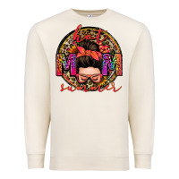 Sandshell hot mom summer messy bun Premium Sweatshirt - Zillion Design Studio
