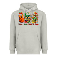 Moon Dust peace love cinco de mayo Heavyweight Hoodie - Zillion Design Studio