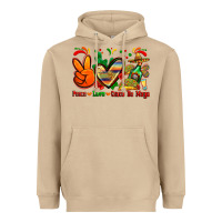 Mushroom peace love cinco de mayo Heavyweight Hoodie - Zillion Design Studio