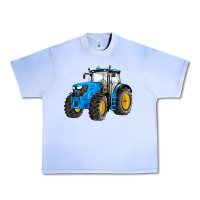 Grape Ice western farm tractor blue Urban Heavy Tee - Artiststas