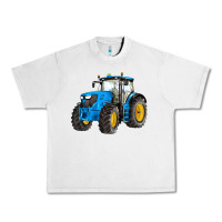 Lunar Rock western farm tractor blue Urban Heavy Tee - Artiststas