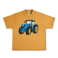 Peanut Butter western farm tractor blue Urban Heavy Tee - Artiststas