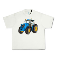 Pistachio western farm tractor blue Urban Heavy Tee - Artiststas