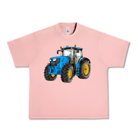 Salmon western farm tractor blue Urban Heavy Tee - Artiststas