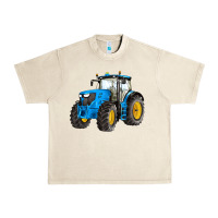Sandshell western farm tractor blue Urban Heavy Tee - Artiststas