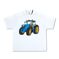 White western farm tractor blue Urban Heavy Tee - Artiststas