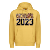 Antique Gold senior 2023 american football Premium Hoodie - AdoDesignShop