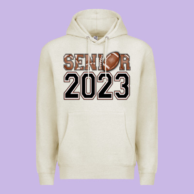 Senior 2023 American Football Premium Hoodie Designed By Adodesignshop
