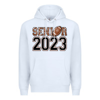 White senior 2023 american football Premium Hoodie - AdoDesignShop