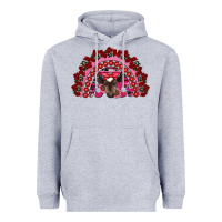 Heather Grey valentine's day baby cow rainbow Heavyweight Hoodie - RanaPortraitStore