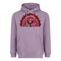 Lavender valentine's day baby cow rainbow Heavyweight Hoodie - RanaPortraitStore