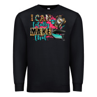 Black i can totally make that Premium Sweatshirt - Zillion Design Studio