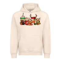 Sandshell Reindeer Christmas Coffee Cups Urban Hoodie - Jasminsmagicworld