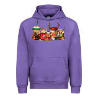 Tulip Reindeer Christmas Coffee Cups Urban Hoodie - Jasminsmagicworld