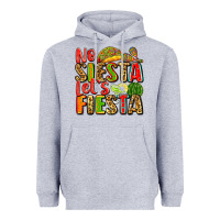 Heather Grey no siesta let's fiesta Heavyweight Hoodie - Zillion Design Studio