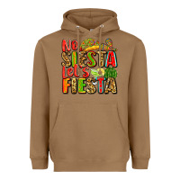 Toasted Coconut no siesta let's fiesta Heavyweight Hoodie - Zillion Design Studio