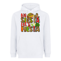 White no siesta let's fiesta Heavyweight Hoodie - Zillion Design Studio