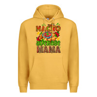 Mustard nacho average mama with nacho Premium Hoodie - AdoDesignShop